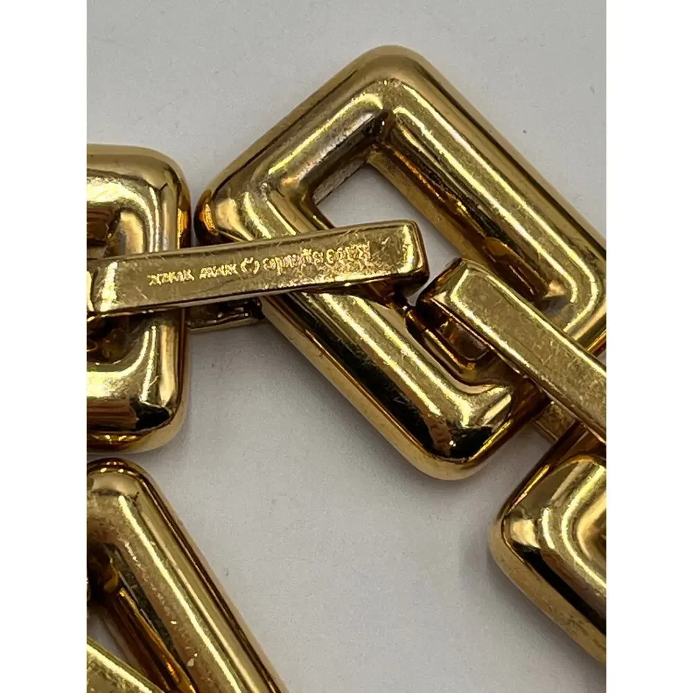 Kate Spade New York Cork City Gold Tone Link Reversible Bracelet‎ - Picture 8 of 12